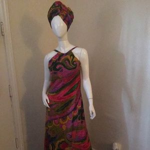 Pink Paisley Vintage Dress